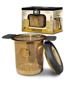 Gember theezeef rvs goud